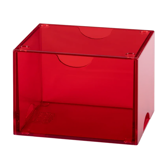 Dragon Shield Clear Red Deck Box Strongbox