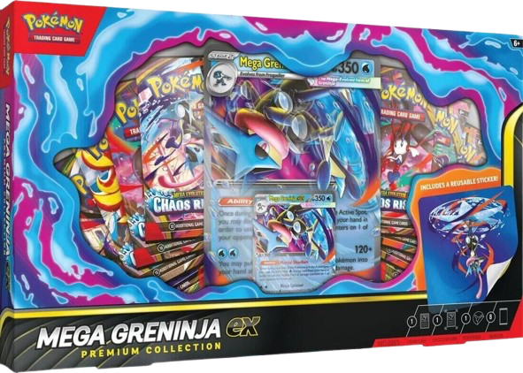 Pokémon Mega Greninja Ex Premium Collection Box