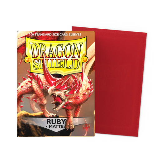 Dragon Shield Ruby Matte Sleeves