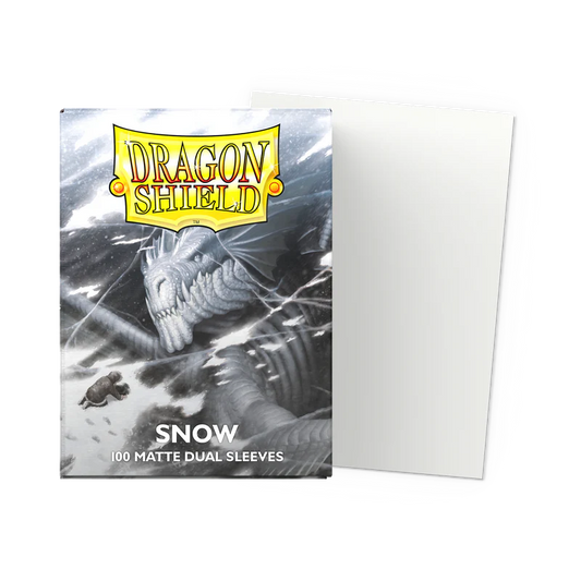 Dragon Shield Snow Matte Dual Sleeves