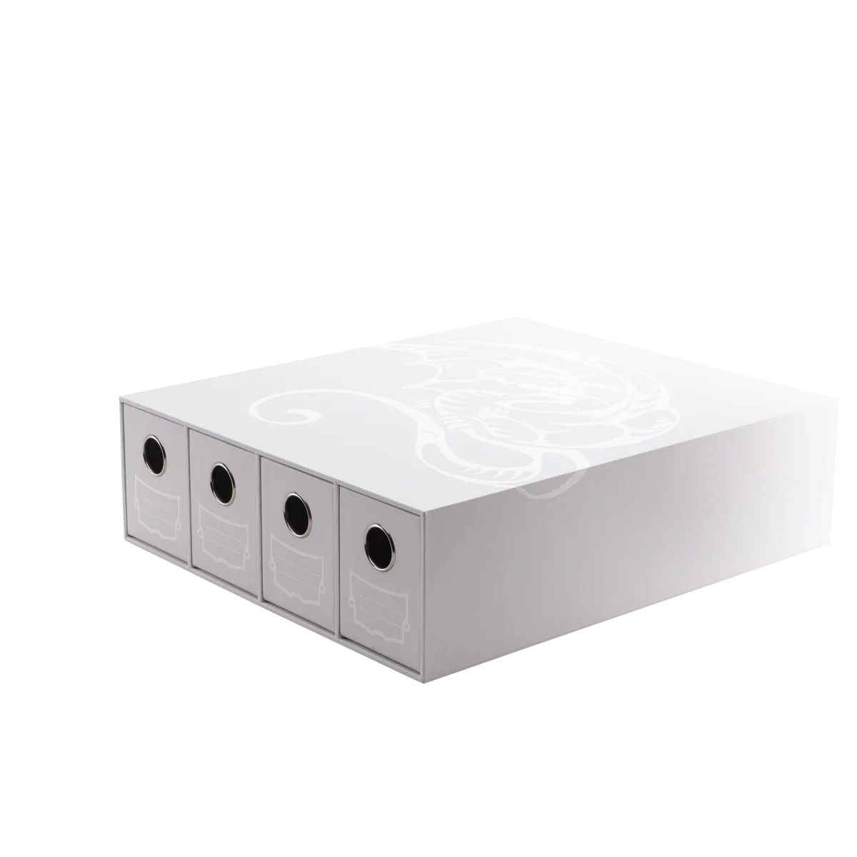 Dragon Shield Fortress Horizontal Card Drawer White