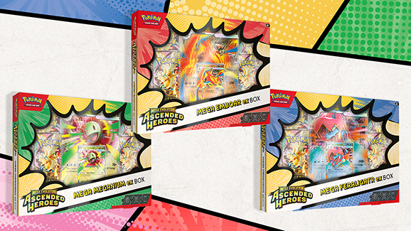 Pokémon Mega Evolution Ascended Heroes EX Box