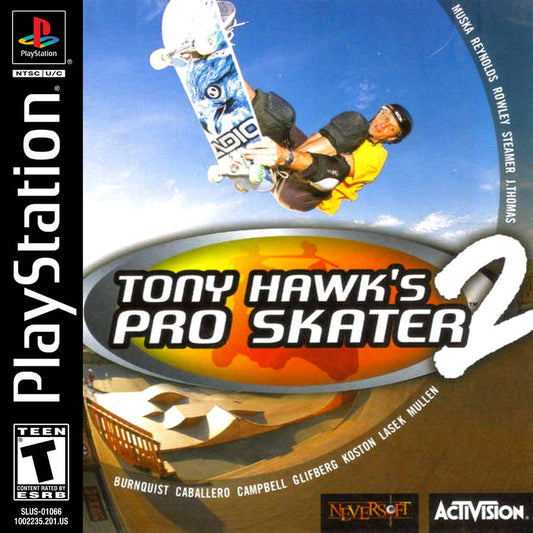 PS1 Tony Hawk's Pro Skater 2